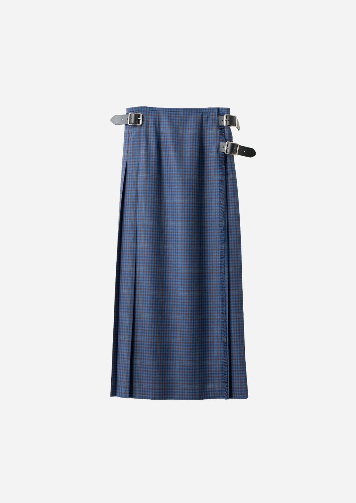 DOUBLE WIDE BELT KILT WRAP SKIRT