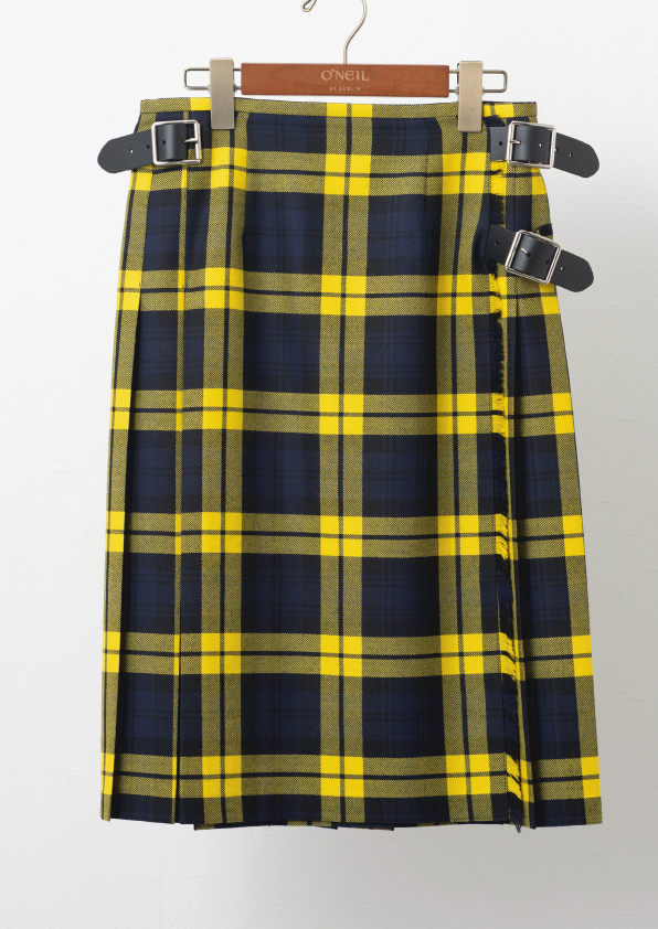 DOUBLE WIDE BELT MODEL KILT WRAP SKIRT