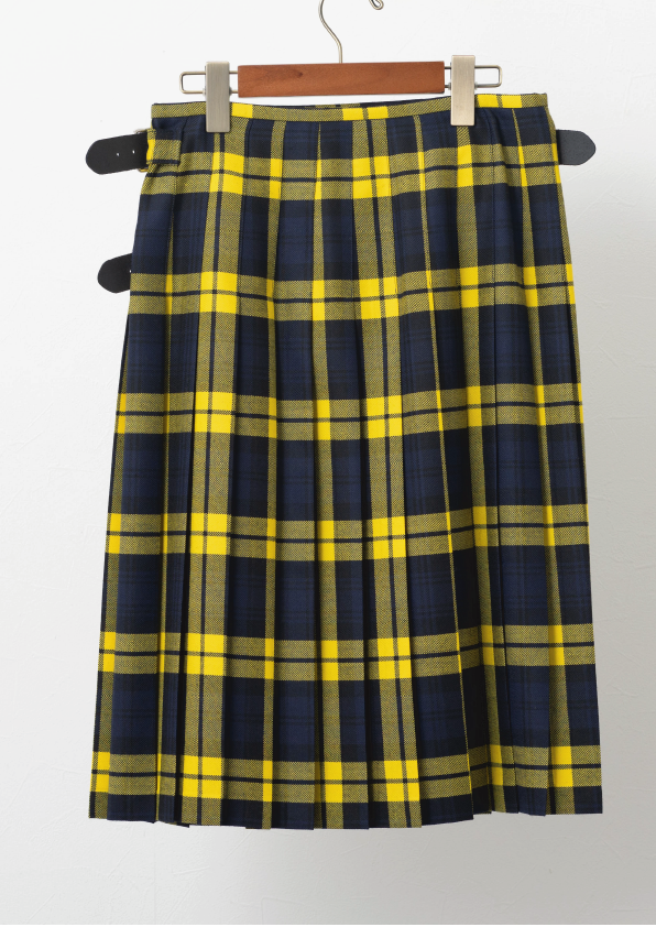 DOUBLE WIDE BELT MODEL KILT WRAP SKIRT