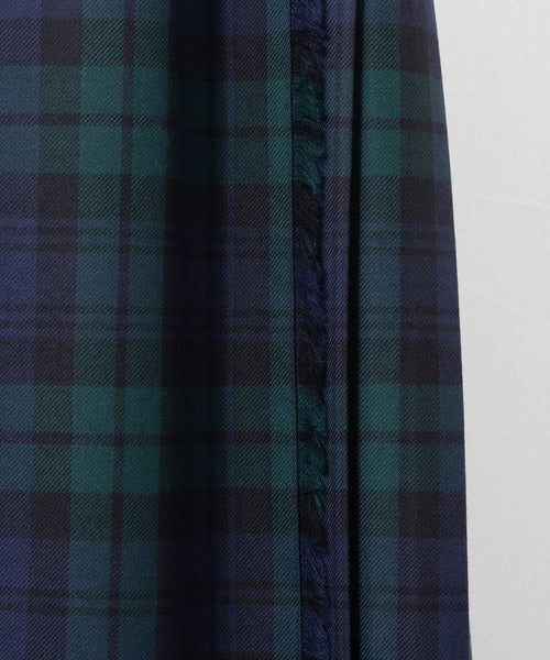 DOUBLE WIDE BELT MODEL KILT WRAP SKIRT