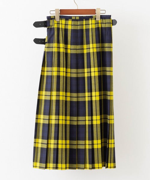 DOUBLE WIDE BELT MODEL KILT WRAP SKIRT