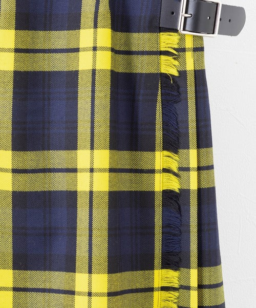 O'neil of Dublin　DOUBL WIDE BELT MODEL KILT WRAP SKIRT【INISHBIGGLEISLAND】