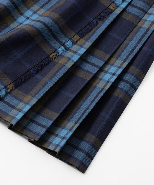DOUBLE WIDE BELT MODEL KILT WRAP SKIRT