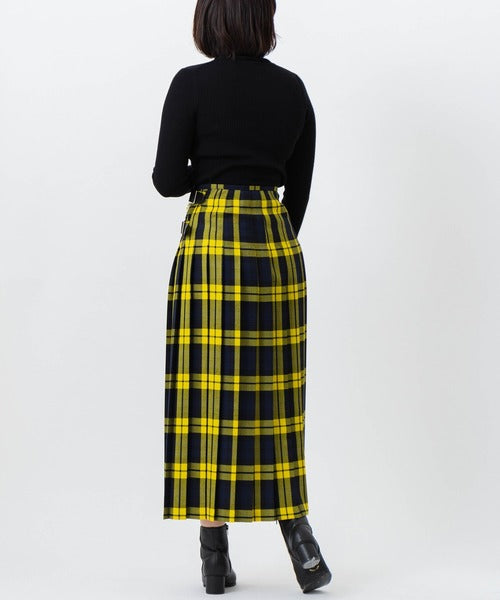 DOUBLE WIDE BELT MODEL KILT WRAP SKIRT