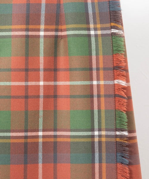 DOUBLE WIDE BELT MODEL KILT WRAP SKIRT