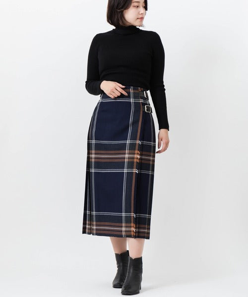 O'neil of Dublin　DOUBL WIDE BELT MODEL KILT WRAP SKIRT【BARROW】