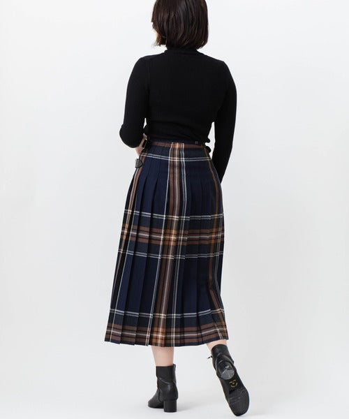 O'neil of Dublin　DOUBL WIDE BELT MODEL KILT WRAP SKIRT【BARROW】