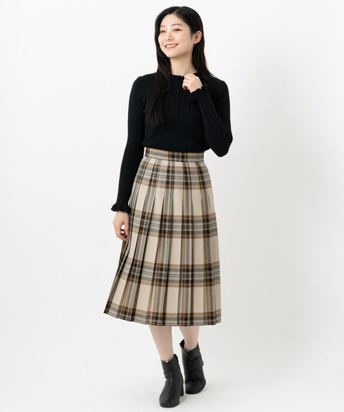 ALL ROUND PLEATED SKIRT
