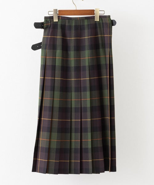 DOUBLE WIDE BELT MODEL KILT WRAP SKIRT