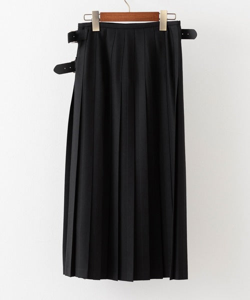 DOUBLE WIDE BELT MODEL KILT WRAP SKIRT
