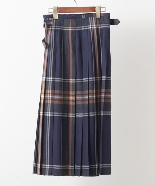 DOUBLE WIDE BELT MODEL KILT WRAP SKIRT