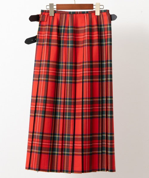 DOUBLE WIDE BELT MODEL KILT WRAP SKIRT