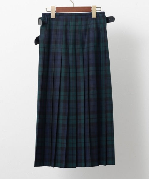 DOUBLE WIDE BELT MODEL KILT WRAP SKIRT