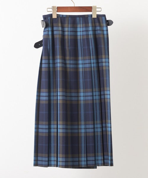DOUBLE WIDE BELT MODEL KILT WRAP SKIRT