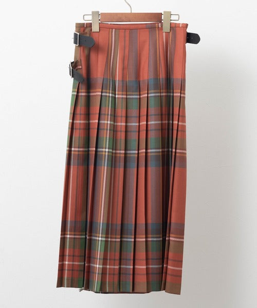 DOUBLE WIDE BELT MODEL KILT WRAP SKIRT