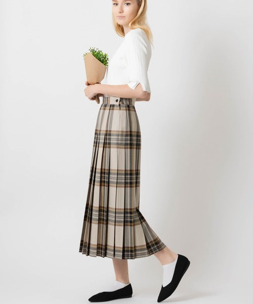 ALL ROUND PLEATED SKIRT