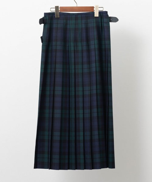 DOUBLE WIDE BELT MODEL KILT WRAP SKIRT
