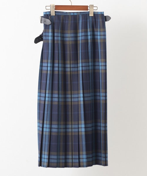 DOUBLE WIDE BELT MODEL KILT WRAP SKIRT