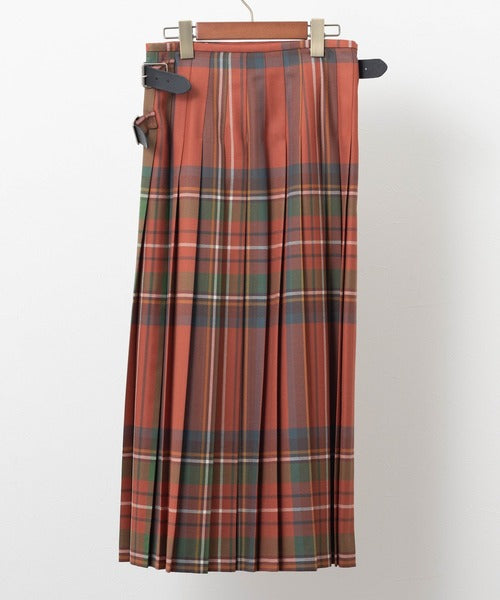 DOUBLE WIDE BELT MODEL KILT WRAP SKIRT
