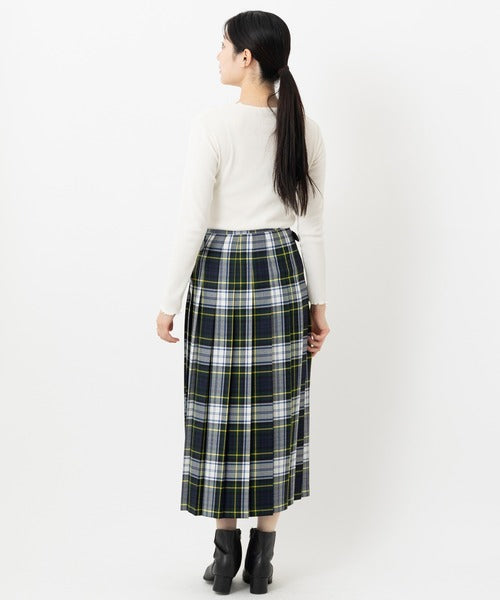 DOUBLE WIDE BELT MODEL KILT WRAP SKIRT