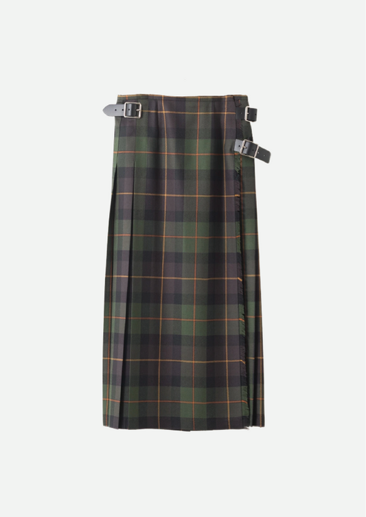 DOUBLE WIDE BELT MODEL KILT WRAP SKIRT