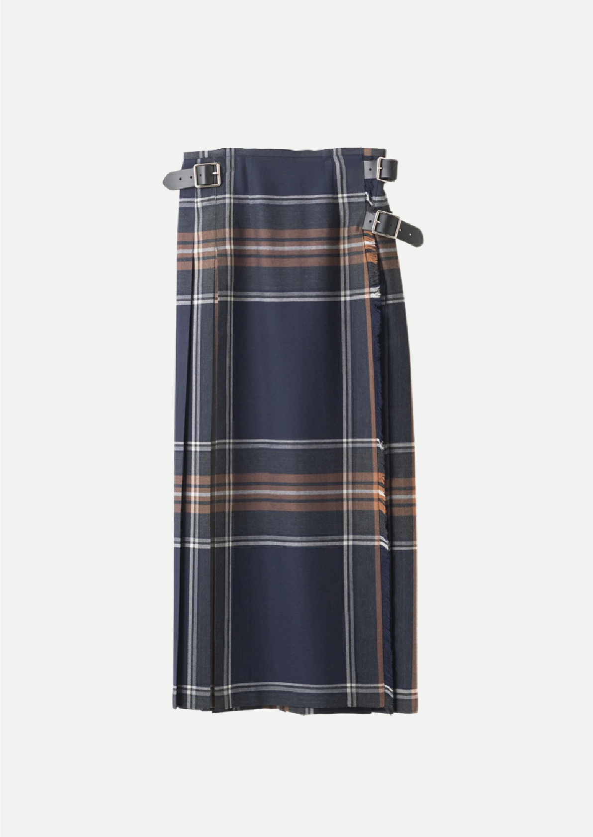DOUBLE WIDE BELT MODEL KILT WRAP SKIRT