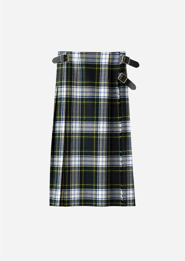 DOUBLE WIDE BELT MODEL KILT WRAP SKIRT