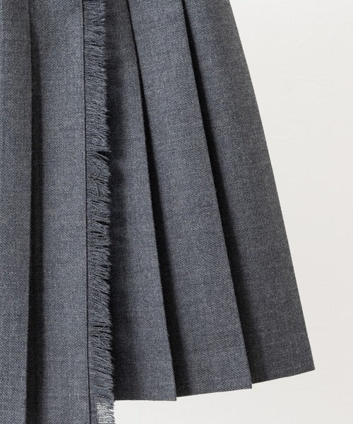 DOUBLE WIDE BELT MODEL KILT WRAP SKIRT MINI