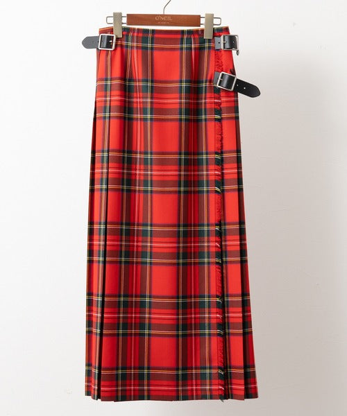 DOUBLE WIDE BELT MODEL KILT WRAP SKIRT