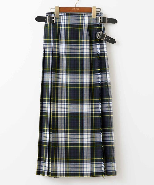 DOUBLE WIDE BELT MODEL KILT WRAP SKIRT