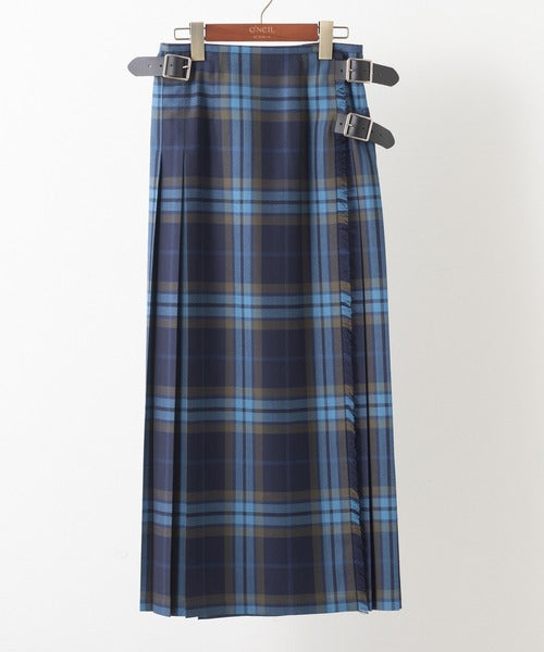 DOUBLE WIDE BELT MODEL KILT WRAP SKIRT