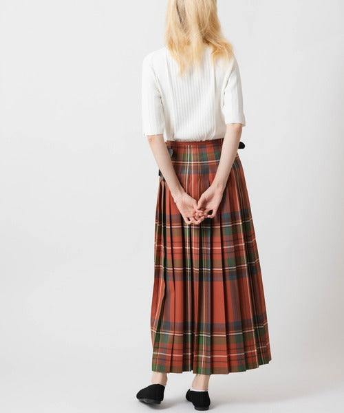 DOUBLE WIDE BELT MODEL KILT WRAP SKIRT