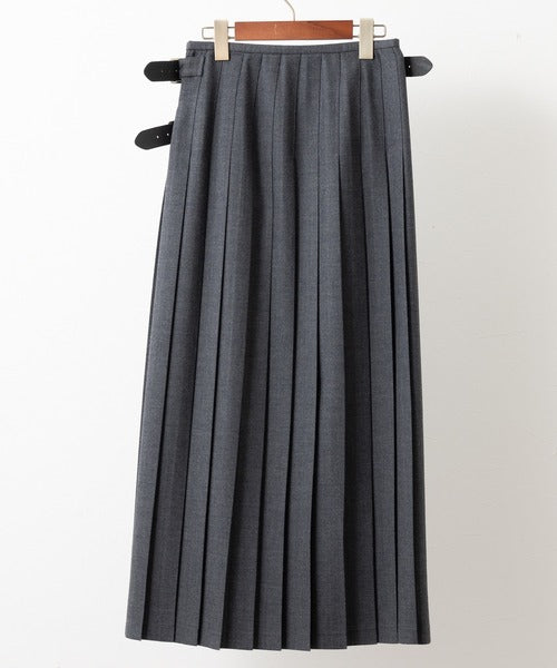 DOUBLE WIDE BELT MODEL KILT WRAP SKIRT