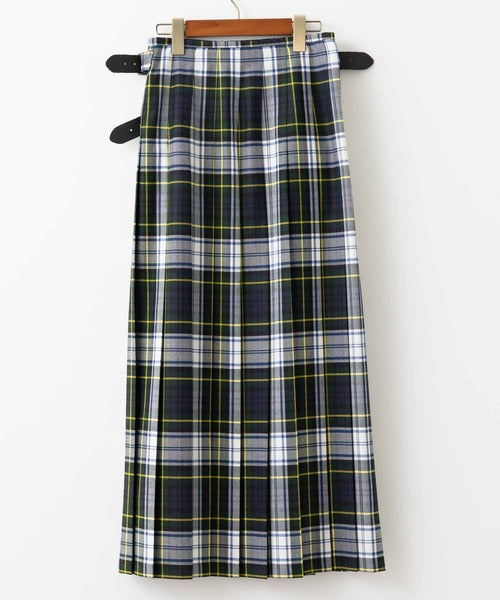 DOUBLE WIDE BELT MODEL KILT WRAP SKIRT