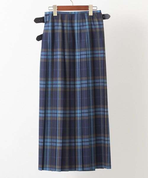 DOUBLE WIDE BELT MODEL KILT WRAP SKIRT