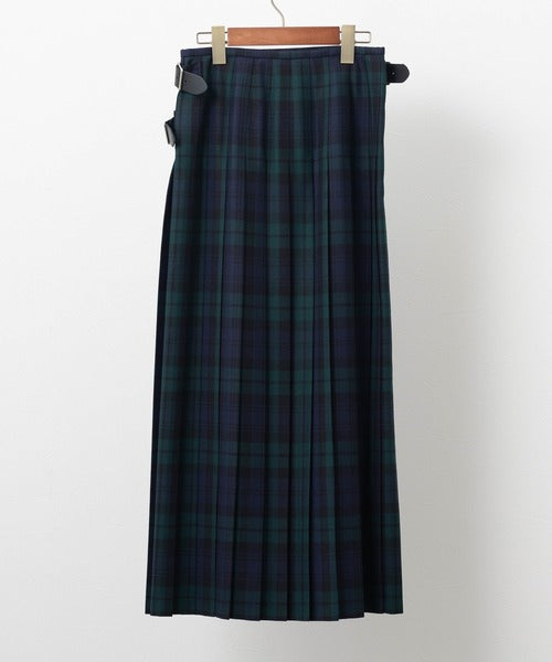 DOUBLE WIDE BELT MODEL KILT WRAP SKIRT
