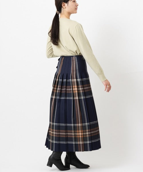 DOUBLE WIDE BELT MODEL KILT WRAP SKIRT