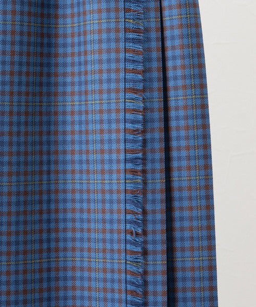 DOUBLE WIDE BELT KILT WRAP SKIRT