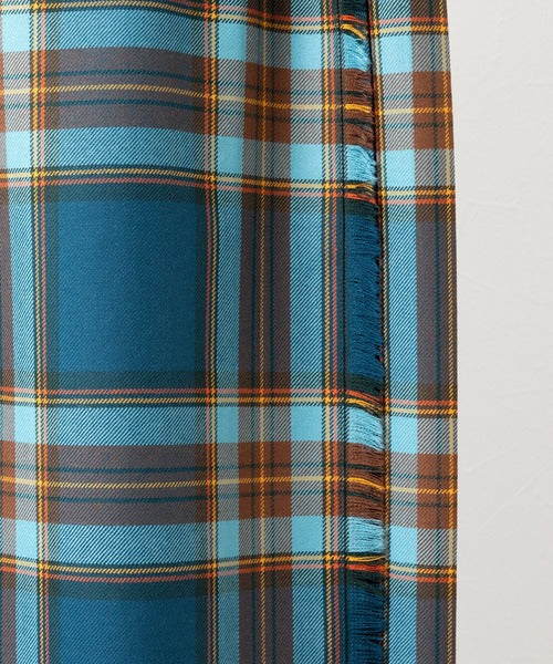 DOUBLE WIDE BELT KILT WRAP SKIRT