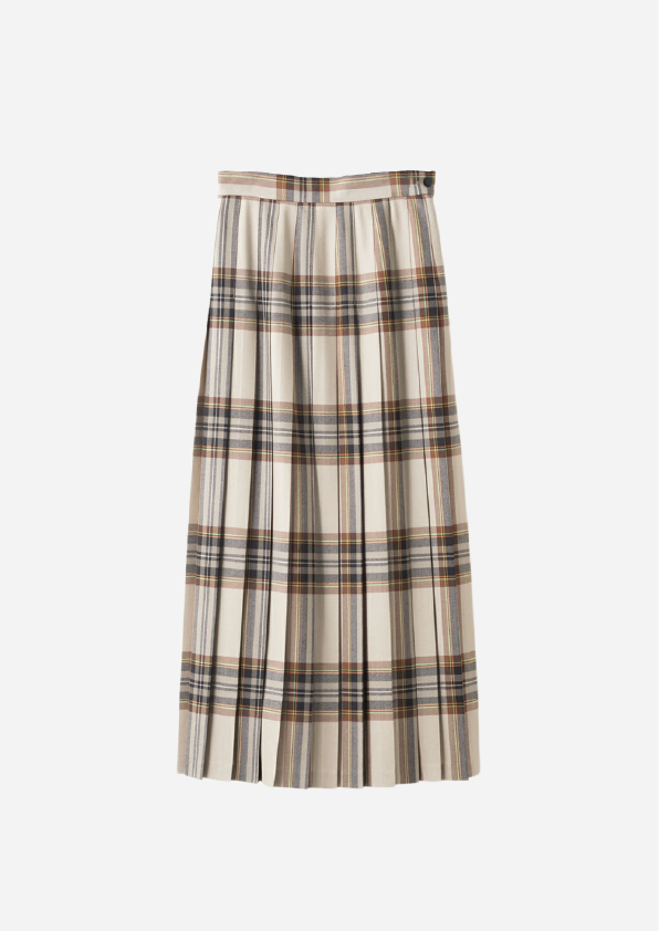 ALL ROUND PLEATED SKIRT