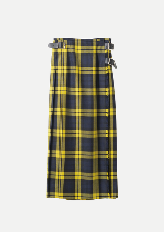 DOUBLE WIDE BELT MODEL KILT WRAP SKIRT