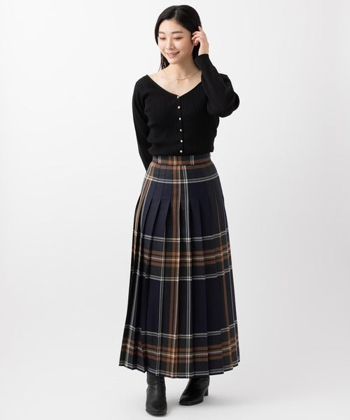 ALL ROUND PLEATED SKIRT