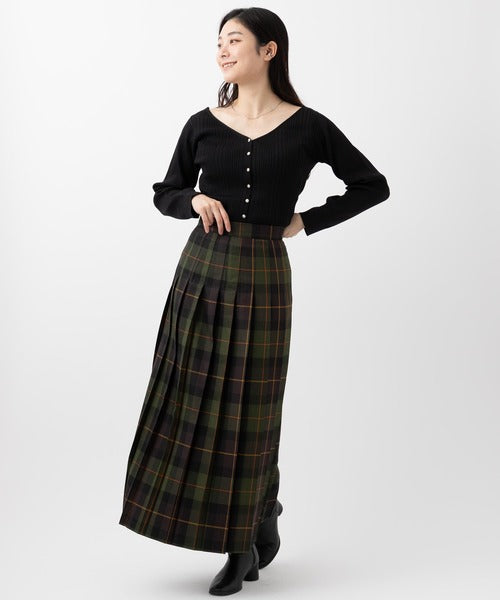 ALL ROUND PLEATED SKIRT