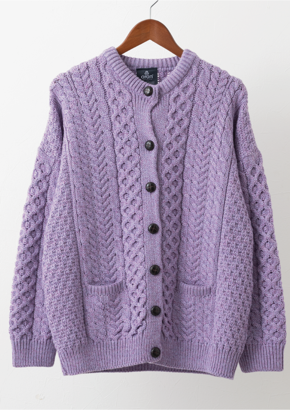 CREW NECK CARDIGAN