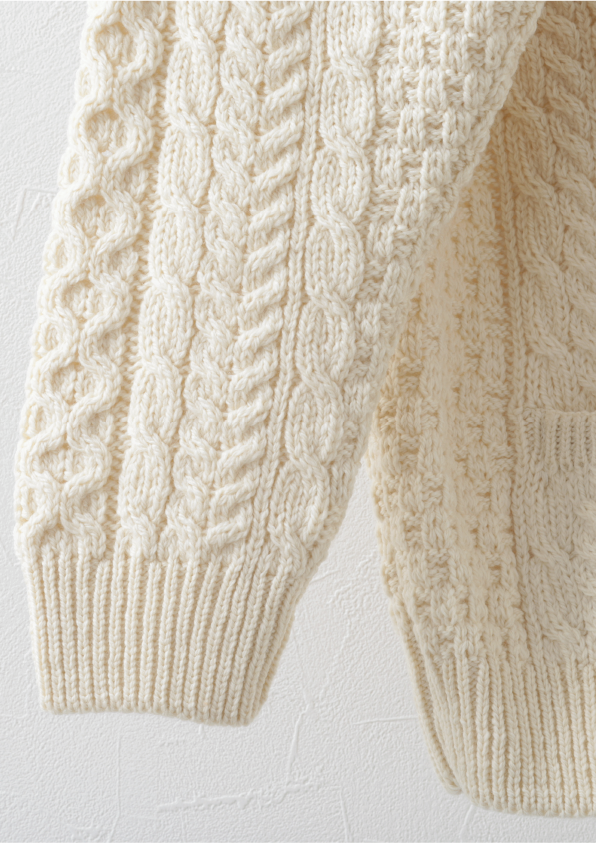 CREW NECK CARDIGAN
