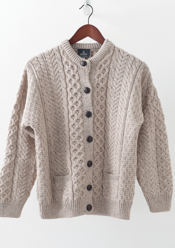CREW NECK CARDIGAN