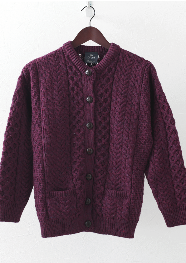 CREW NECK CARDIGAN