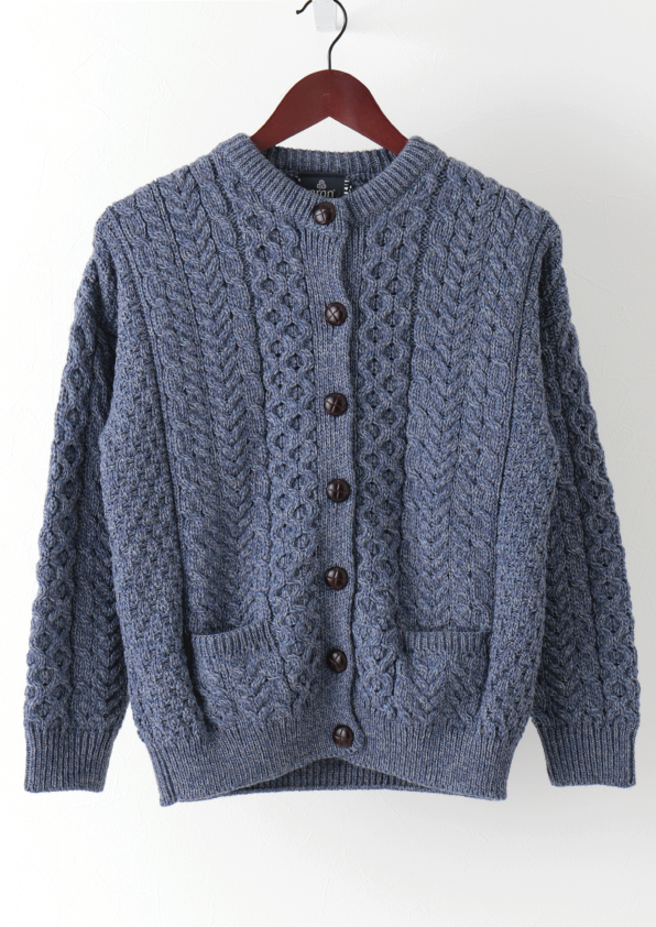 CREW NECK CARDIGAN