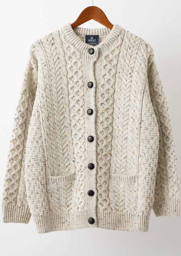 CREW NECK CARDIGAN